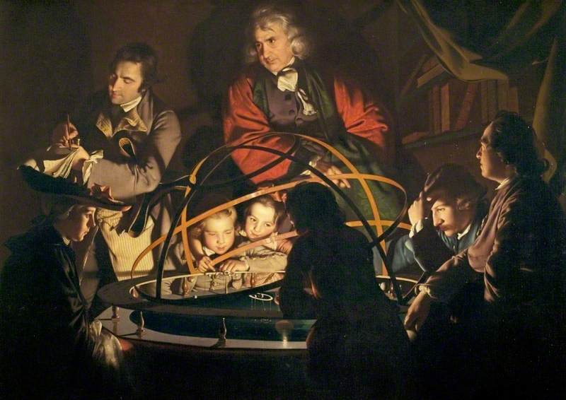 Wright of Derby, Joseph, 1734-1797; A Philosopher Giving That Lecture on the Orrery in Which a Lamp Is Put in Place of the Sun